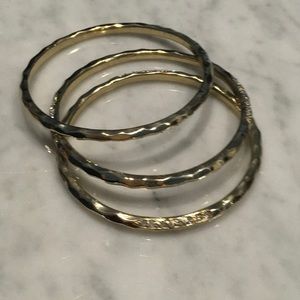 3 Gold Bangles